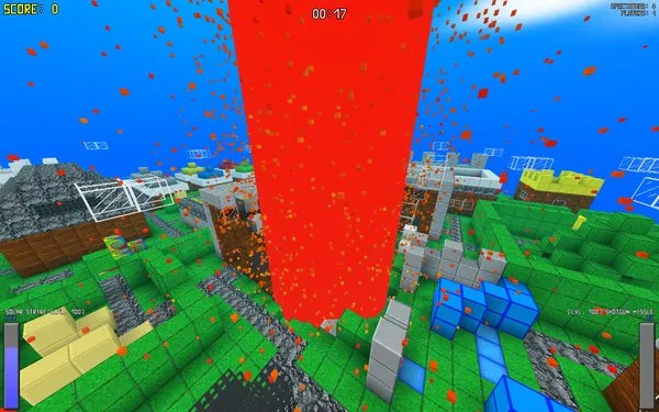 A solar strike hits the arena